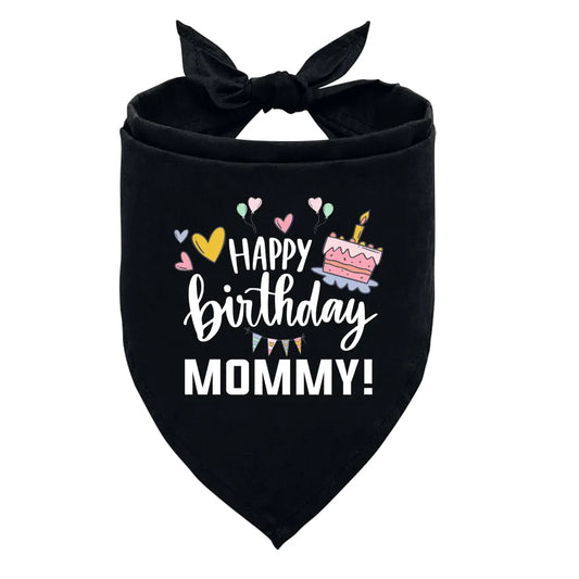 Hondenbandana Happy Birthday Mommy