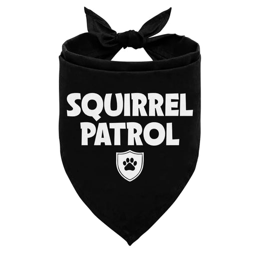 Hondenbandana Squirrel Patrol